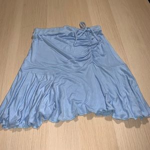 Blue mini skirt from pretty little thing size 2